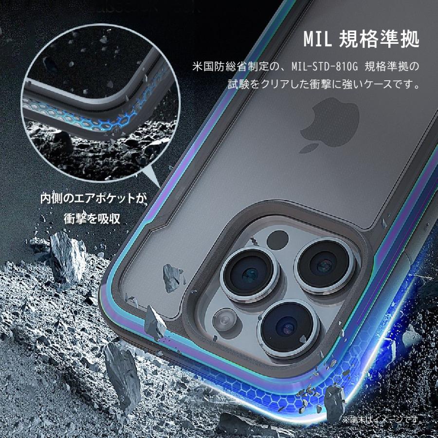 iPhone15Plus ケース 耐衝撃 米軍MIL規格 クリア スマホケース 衝撃吸収 薄型 クリアケース Apple iPhone15 Plus アイフォン15 プラス 対応 RAPTIC Shield | RAPTIC | 01