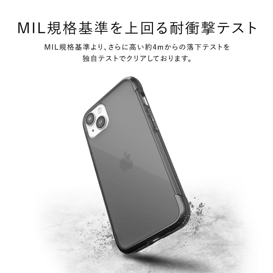iPhone15ProMax ケース 耐衝撃 米軍MIL規格 クリア スマホケース 衝撃吸収 薄型 クリアケース iPhone15 ProMax アイフォン15 プロマックス 対応 RAPTIC Air | RAPTIC | 02