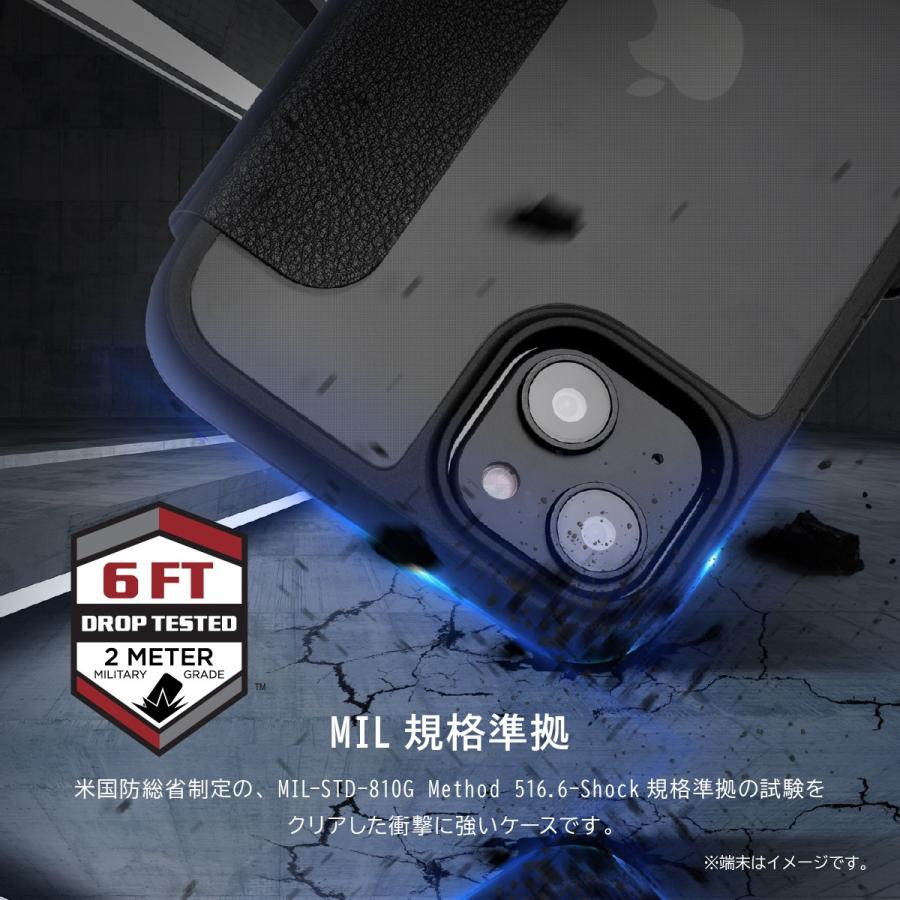 iPhone15ProMax ケース 手帳型ケース カード 収納 合皮 米軍MIL規格 クリア 耐衝撃 カバー iPhone15 Pro Max アイフォン15プロMax 対応 RAPTIC Urban Folio | RAPTIC | 01