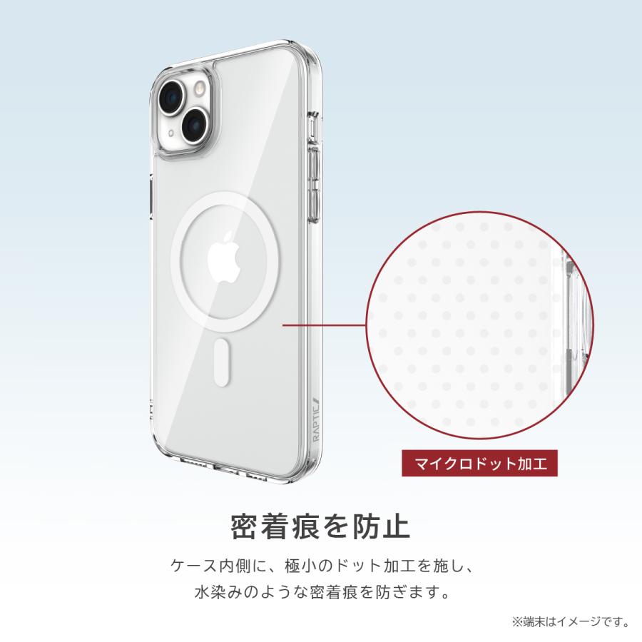 iPhone15ProMax ケース Magsafe 対応 米軍 MIL規格 クリア 耐衝撃 透明 薄型 カバー iPhone15 ProMax アイフォン15 プロマックス 対応 RAPTIC Crystal MagSafe | RAPTIC | 03
