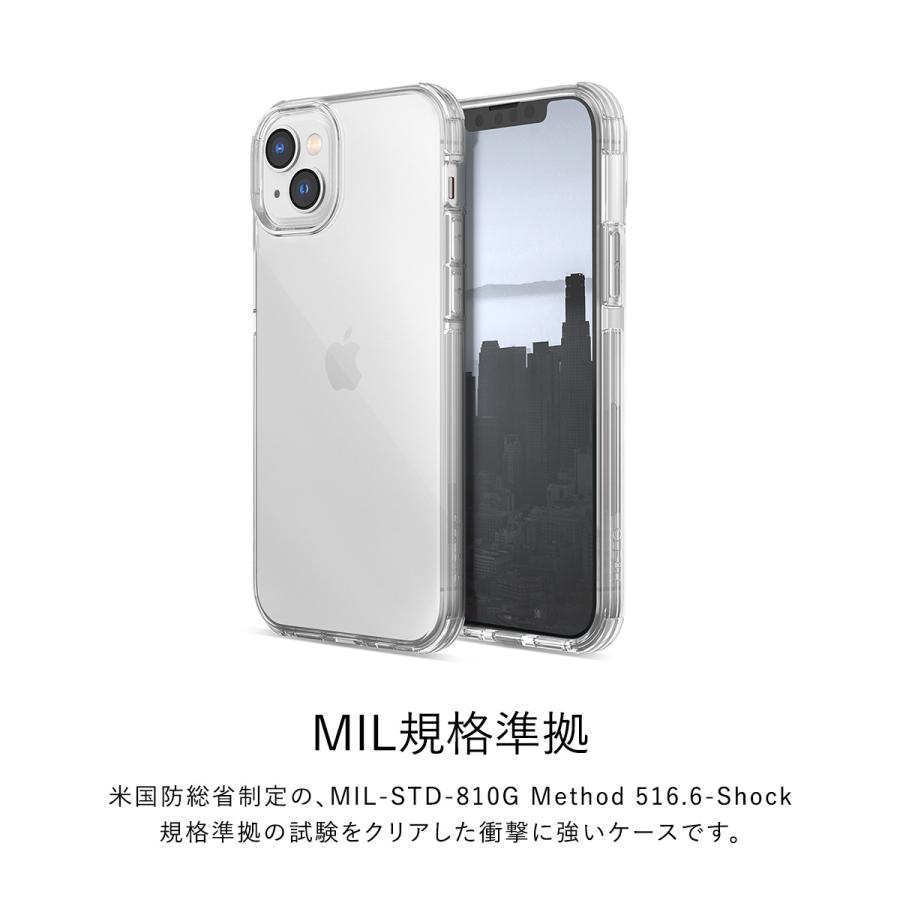 iPhone15ProMax ケース 耐衝撃 米軍MIL規格 クリア シンプル スリム 透明 クリアケース iPhone15 ProMax アイフォン15 プロマックス 対応 RAPTIC Clear | RAPTIC | 01