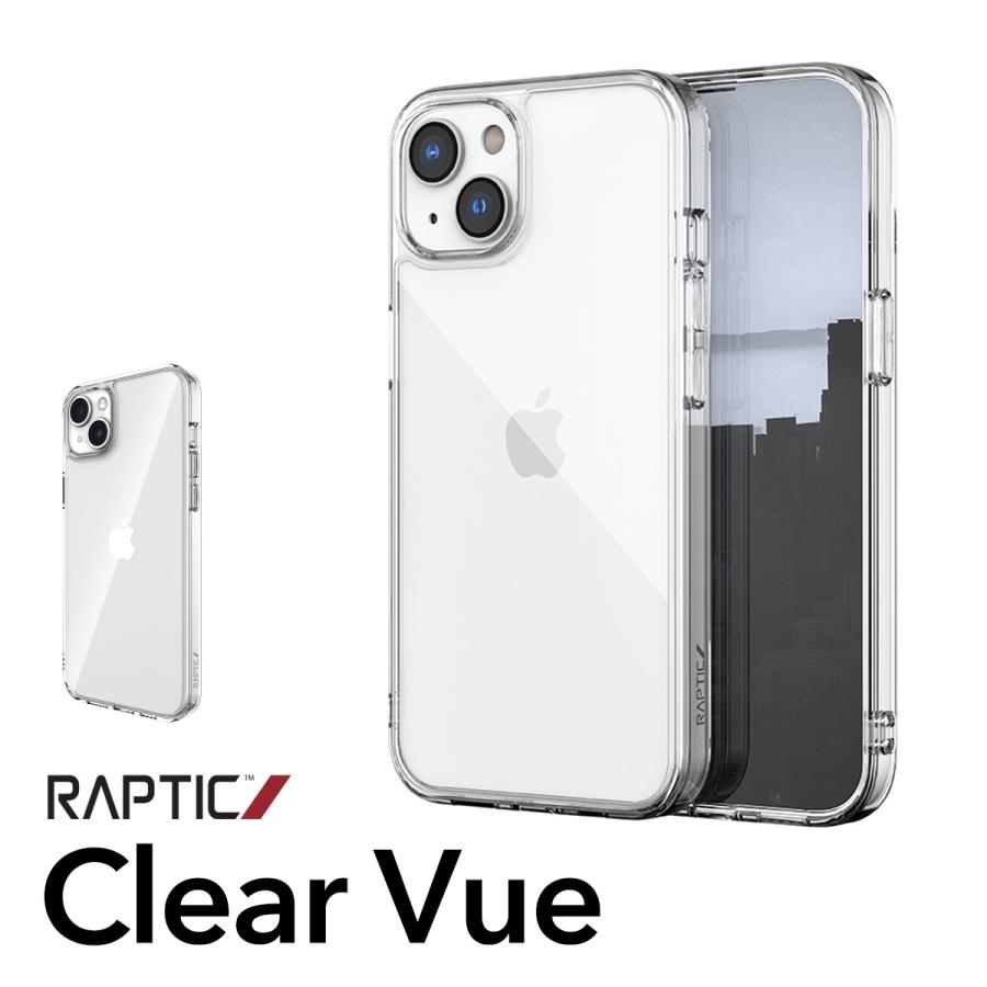 RAPTIC iPhone15 ケース 耐衝撃 米軍MIL規格 クリア 衝撃吸収 薄型