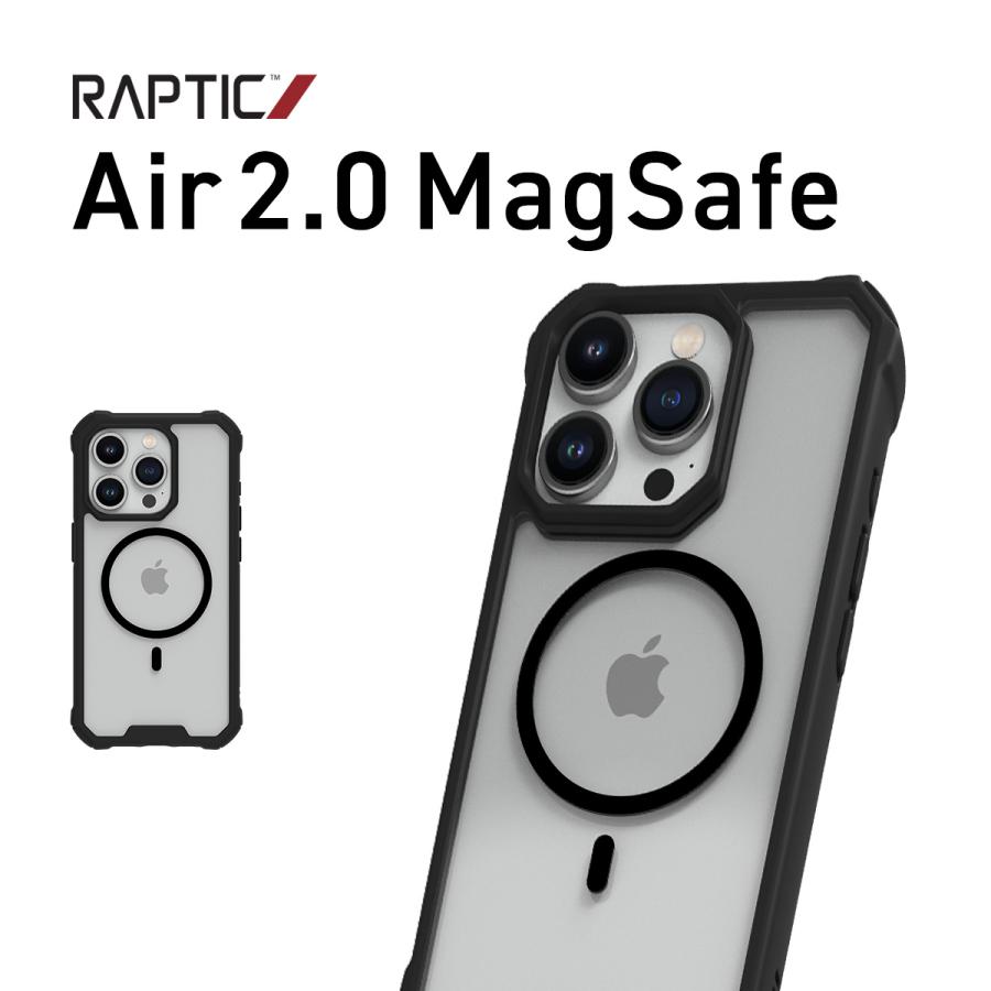 RAPTIC iPhone15Pro ケース Magsafe 対応 耐衝撃 米軍 MIL規格 クリア