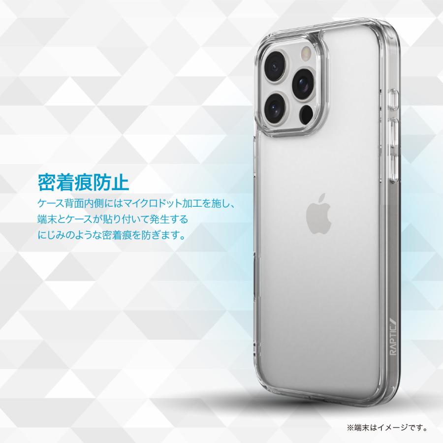 iPhone 16 Plus ケース クリア 耐衝撃 MIL規格 スマホケース ストラップホール 付 薄型 シンプル クリアケース iPhone16Plus 対応 RAPTIC Clear Vue | RAPTIC | 04