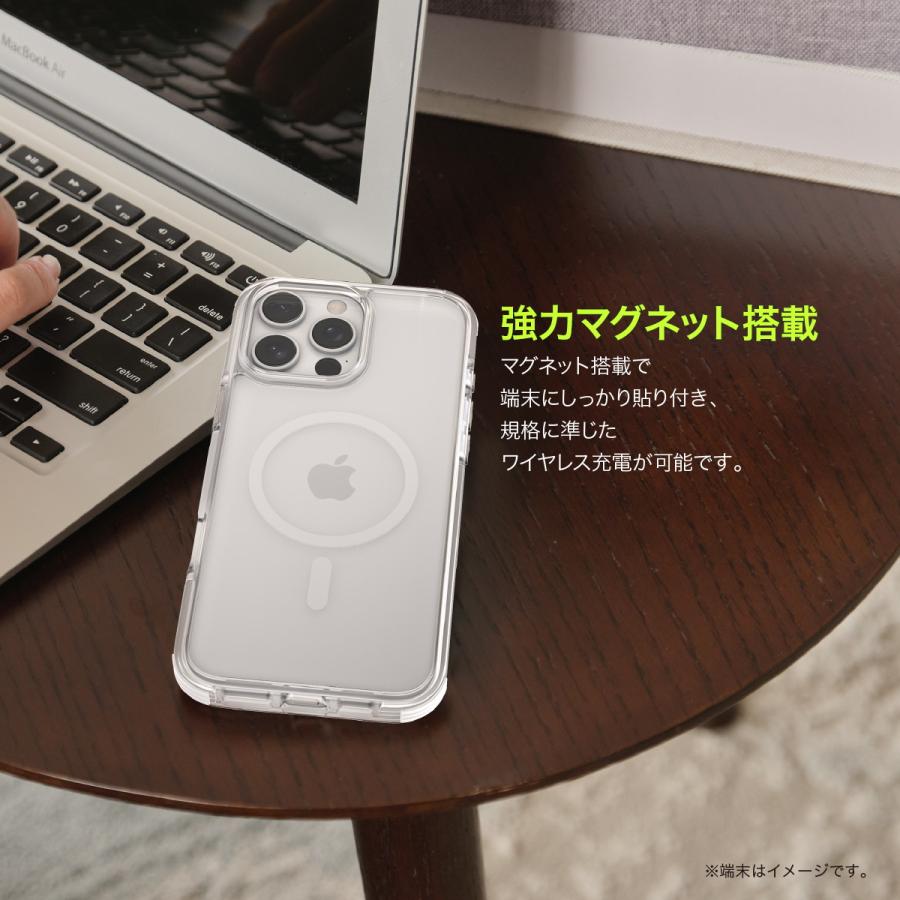 iPhone 16 Plus ケース MagSafe 対応 耐衝撃 クリア カバー 背面 ハード 透明 マグセーフ スマホケース iPhone16Plus 対応 RAPTIC Clear MagSafe | RAPTIC | 01