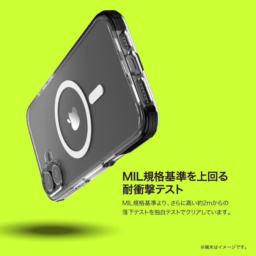 iPhone 16 Plus ケース MagSafe 対応 耐衝撃 クリア カバー 背面 ハード 透明 マグセーフ スマホケース iPhone16Plus 対応 RAPTIC Clear MagSafe | RAPTIC | 03