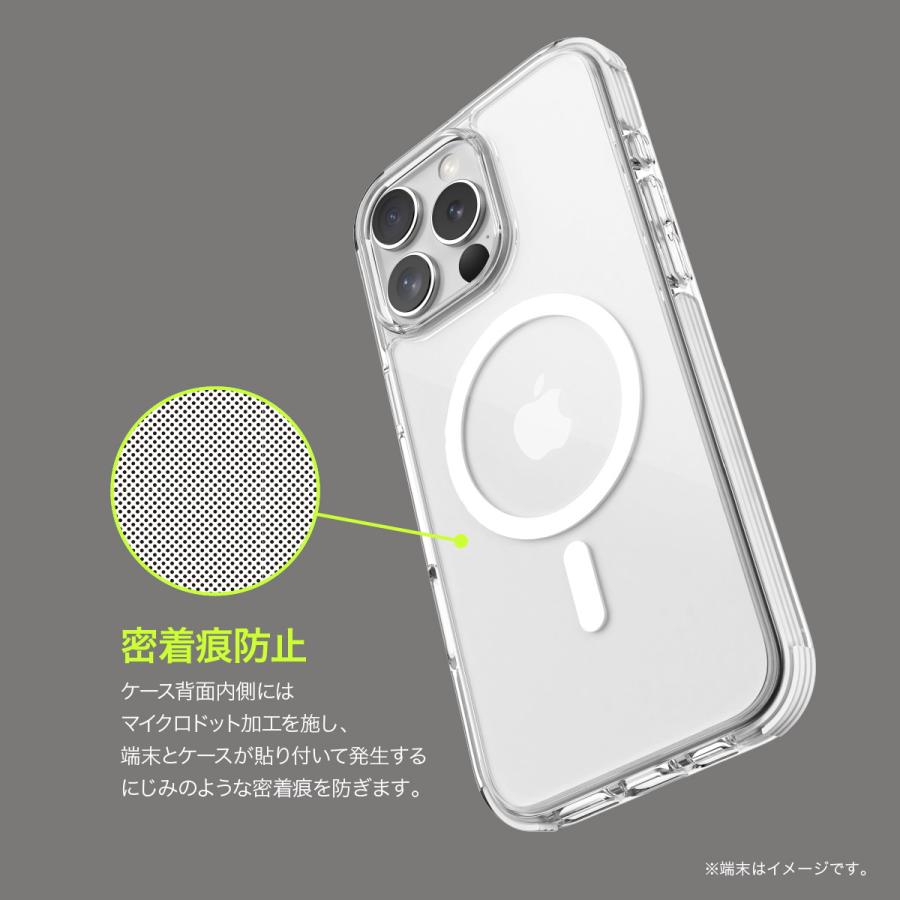 iPhone 16 Plus ケース MagSafe 対応 耐衝撃 クリア カバー 背面 ハード 透明 マグセーフ スマホケース iPhone16Plus 対応 RAPTIC Clear MagSafe | RAPTIC | 04