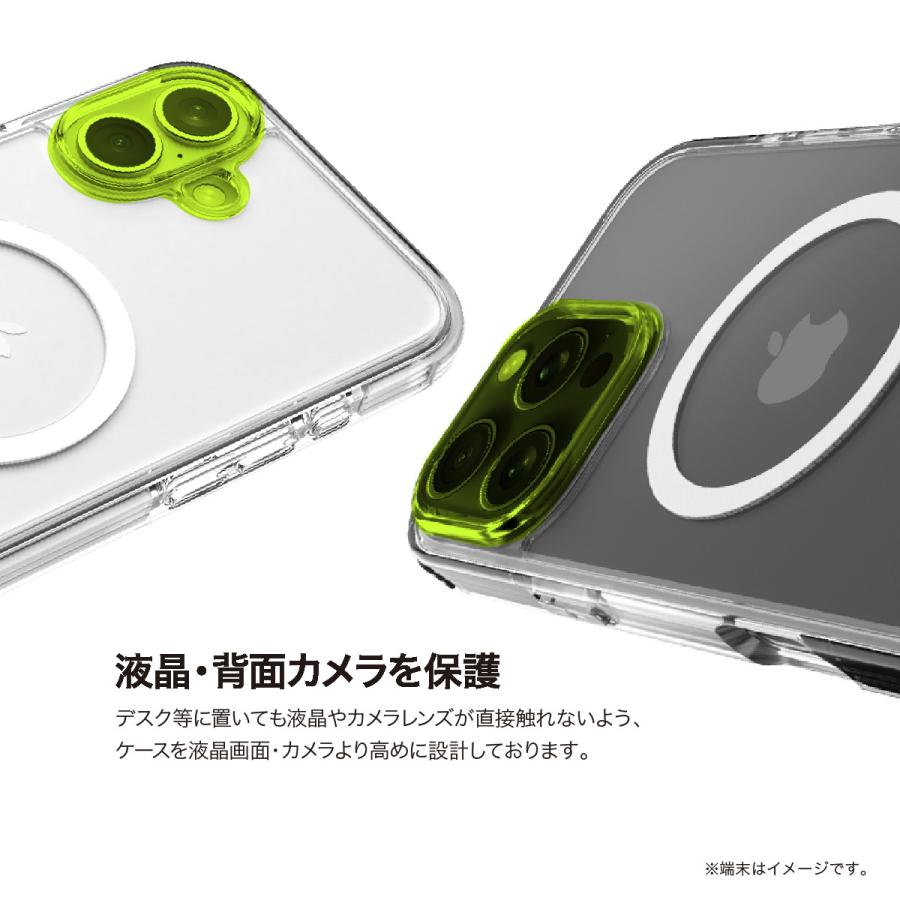 iPhone 16 Plus ケース MagSafe 対応 耐衝撃 クリア カバー 背面 ハード 透明 マグセーフ スマホケース iPhone16Plus 対応 RAPTIC Clear MagSafe | RAPTIC | 05