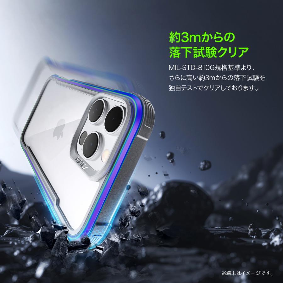 iPhone 16 Pro Max ケース クリア 耐衝撃 米軍MIL規格 スマホケース アルミ フレーム スマホカバー iPhone16ProMax アイフォン16 ProMax 対応 RAPTIC Shield | RAPTIC | 02