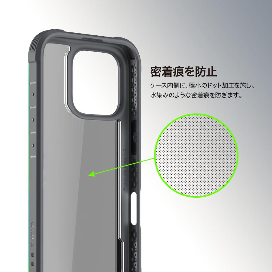 iPhone 16 Pro Max ケース クリア 耐衝撃 米軍MIL規格 スマホケース アルミ フレーム スマホカバー iPhone16ProMax アイフォン16 ProMax 対応 RAPTIC Shield | RAPTIC | 05