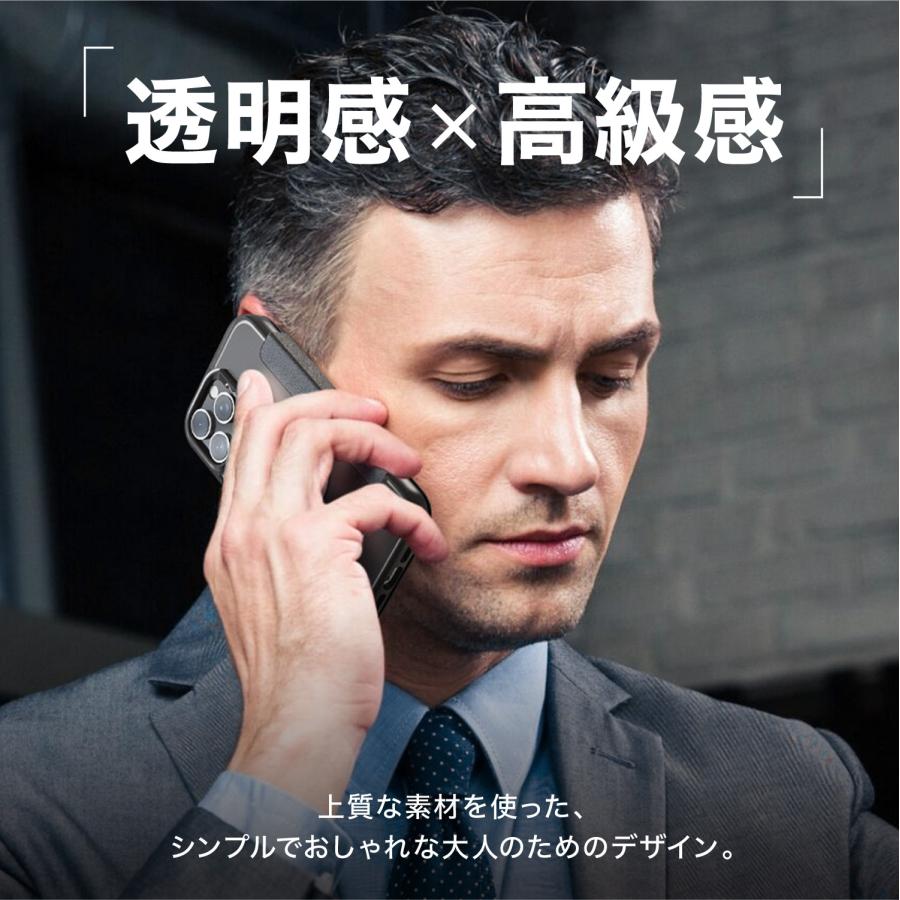 iPhone 16 Pro Max ケース 手帳型 耐衝撃 MIL 規格 クリア カバー 背面 レザー カード 収納 手帳型ケース iPhone16ProMax 対応 RAPTIC Urban Folio | RAPTIC | 03
