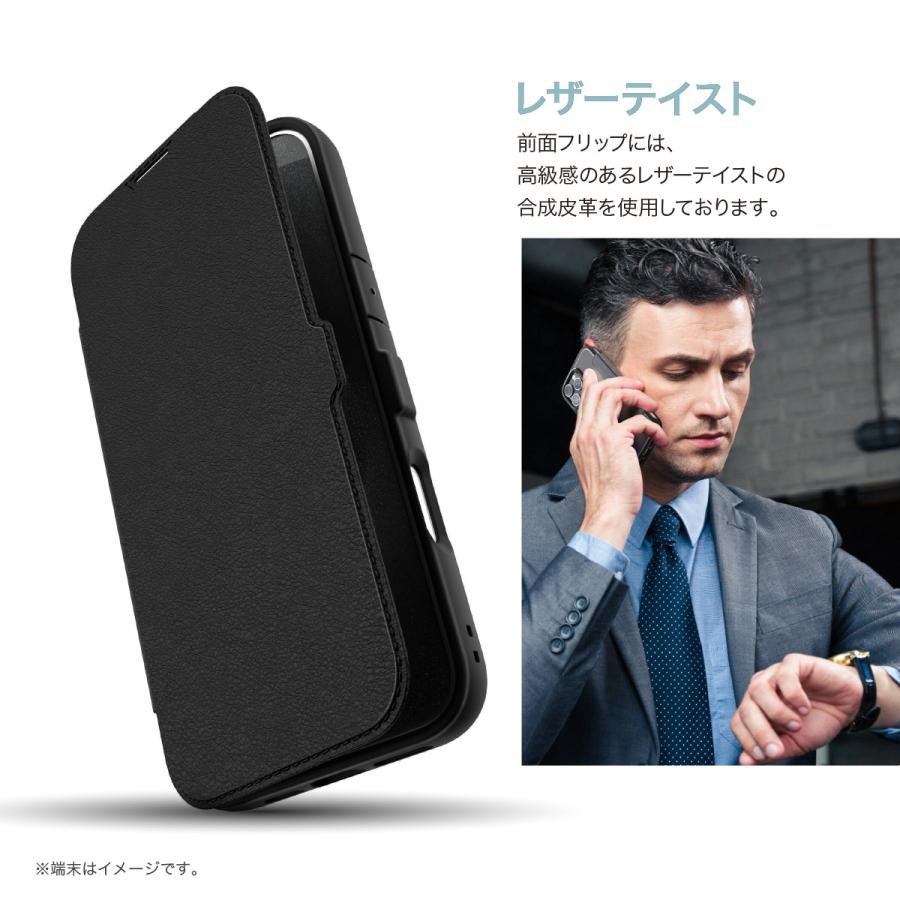 iPhone 16 ケース 手帳型 カード 収納 耐衝撃 米軍 MIL 規格 クリア 背面 レザー カード 収納 手帳型ケース iPhone16 アイフォン 16 対応 RAPTIC Urban Folio | RAPTIC | 03