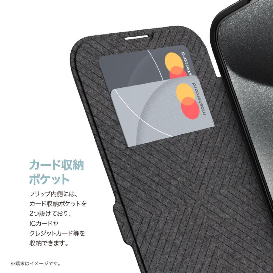 iPhone 16 ケース 手帳型 カード 収納 耐衝撃 米軍 MIL 規格 クリア 背面 レザー カード 収納 手帳型ケース iPhone16 アイフォン 16 対応 RAPTIC Urban Folio | RAPTIC | 04