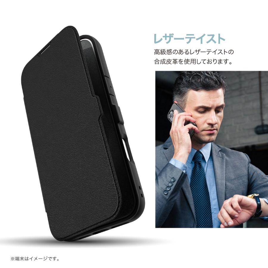 iPhone 16 ケース マグセーフ 対応 手帳型 耐衝撃 クリア カバー 背面 レザー カード 収納 手帳型ケース Apple iPhone16 対応 RAPTIC Urban Folio MagSafe | RAPTIC | 04