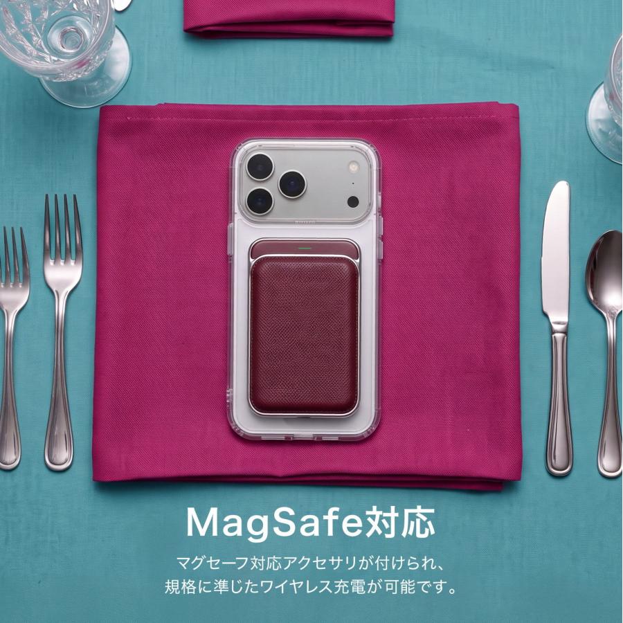 iPhone 18 Pro iPhone 17 Pro ケース MagSafe 対応 耐衝撃 MIL規格 クリア ハイブリッド スマホケース iPhone18Pro iPhone17 プロ 対応 RAPTIC Air Clear | RAPTIC | 03