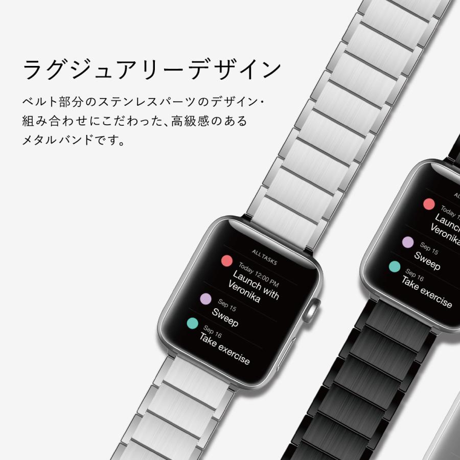 Apple Watch 8 SE2 7 41mm 40mm 38mm Series SE 6 5 4 バンド ステンレス ベルト ループバンド アップルウォッチ8 アップルウォッチ 41 40 38 mm 対応 | ブランド登録なし | 01