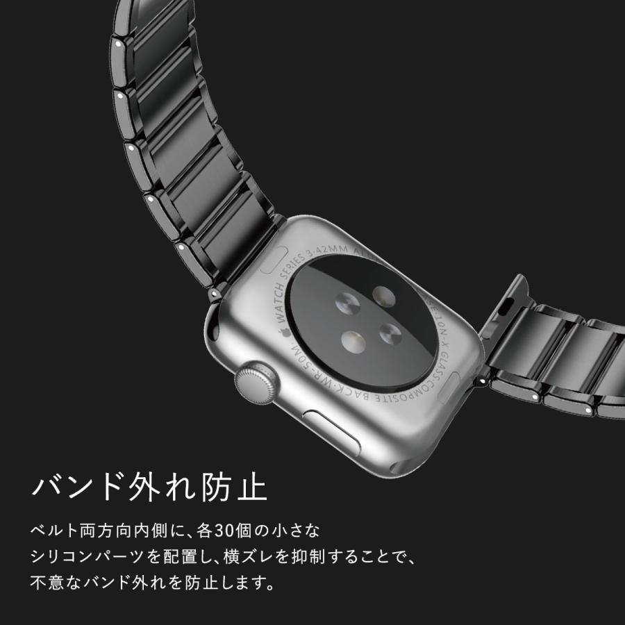 Apple Watch 8 SE2 7 41mm 40mm 38mm Series SE 6 5 4 バンド ステンレス ベルト ループバンド アップルウォッチ8 アップルウォッチ 41 40 38 mm 対応｜comwap｜05