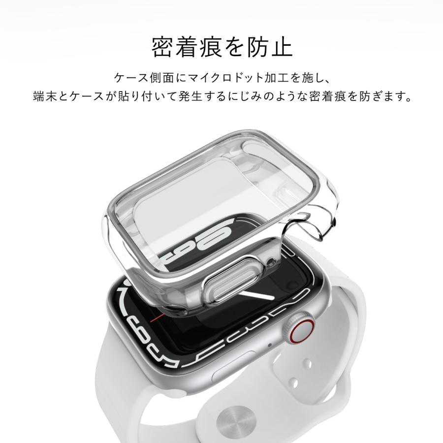 Apple Watch 9 8 7 41mm ケース クリア 全面保護 耐衝撃 クリアケース カバー 透明 カバー AppleWatch アップルウォッチ 41 mm 対応 RAPTIC 360x | RAPTIC | 03