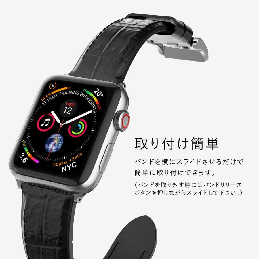 Apple Watch 8 SE2 7 45mm 44mm 42mm Series SE 6 5 4 バンド 本革 レザー × シリコン 革 ベルト アップルウォッチ8 アップルウォッチ 45 44 42 mm 対応 | ブランド登録なし | 05