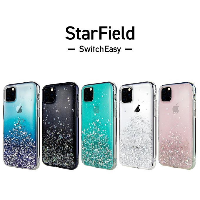 iPhone 11 Pro Max ケース クリア キラキラ ラメ 入り 透明 カバー ストラップホール 付 おしゃれ スマホケース アイフォン11プロマックス SwitchEasy StarField | SwitchEasy | 07