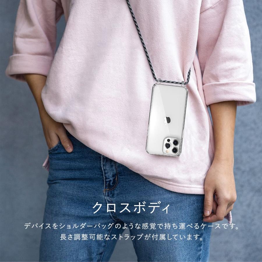 iPhone13Pro Max ケース MIL規格 クリア クロスボディ スマホケース ショルダー ストラップ 付 カバー iPhone13 ( アイフォン13 ) ProMax 対応 SwitchEasy PLAY | SwitchEasy | 01
