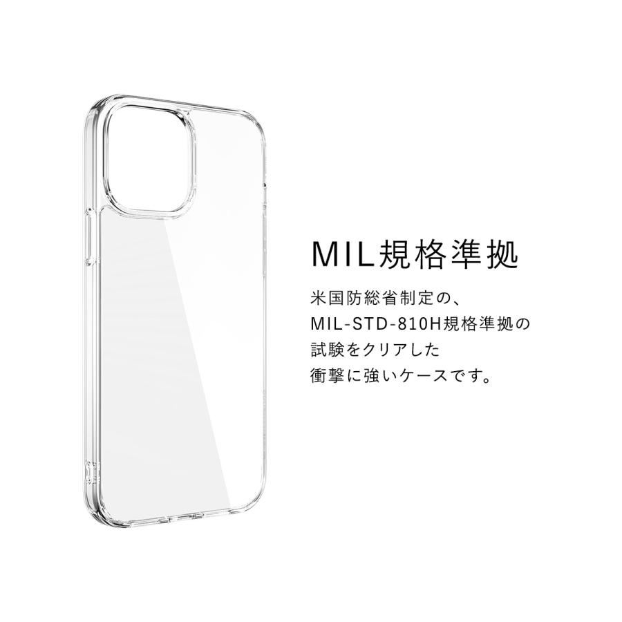 iPhone13Pro ケース MIL規格 クリア ストラップホール 透明 スマホケース 耐衝撃 クリアケース カバー iPhone 13 Pro アイフォン13プロ 対応 SwitchEasy CRUSH | SwitchEasy | 01