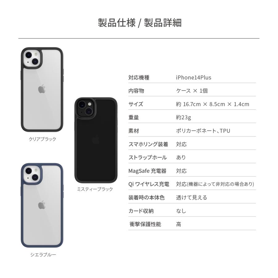 SwitchEasy（スイッチイージー） iPhone14Plus ケース クリア カバー