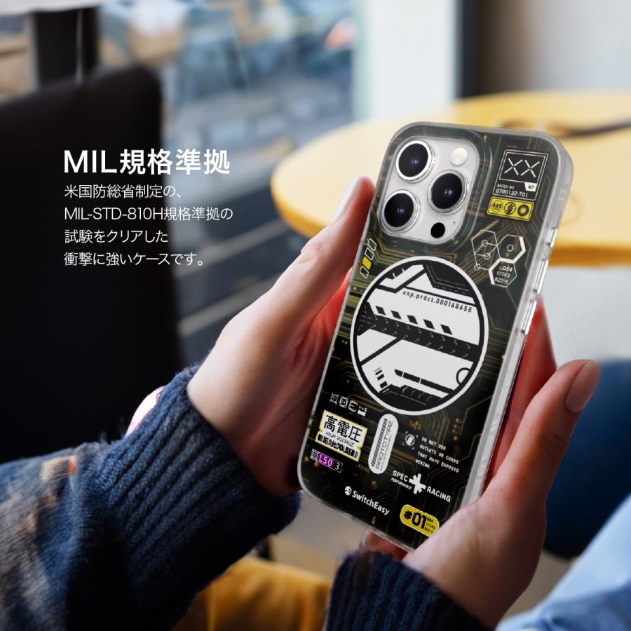 SwitchEasy iPhone 15 Pro Max ケース Magsafe 対応 耐衝撃 米軍
