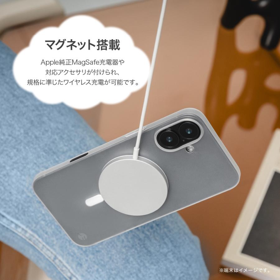 iPhone 16 Plus ケース Magsafe 対応 超 薄型 軽量 指紋 傷 防止 スマホケース フロスト クリア マグセーフ スマホカバー iPhone16Plus 対応 SwitchEasy 0.35 M | SwitchEasy | 03