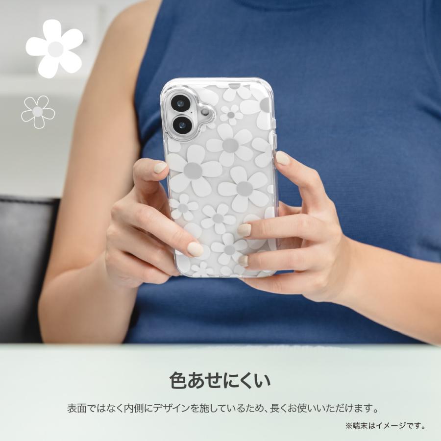 SwitchEasy（スイッチイージー） iPhone 16 Pro ケース 花柄 クリア