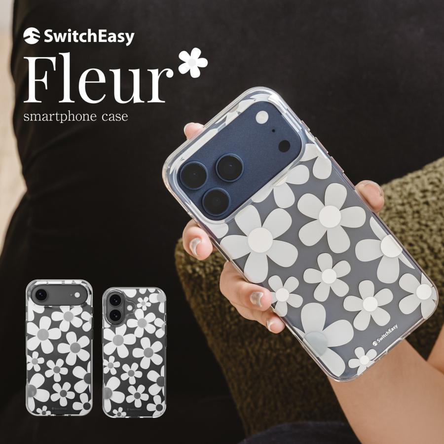 SwitchEasy（スイッチイージー） iPhone 17 ケース クリア 花柄