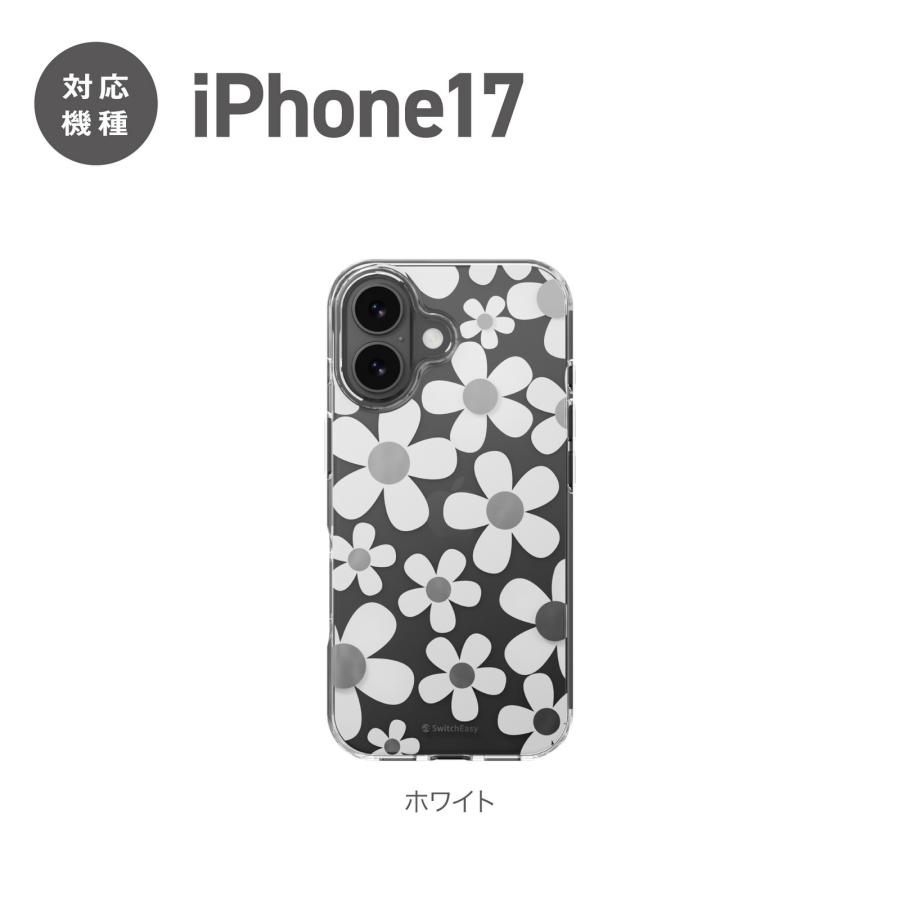 SwitchEasy（スイッチイージー） iPhone 17 ケース クリア 花柄