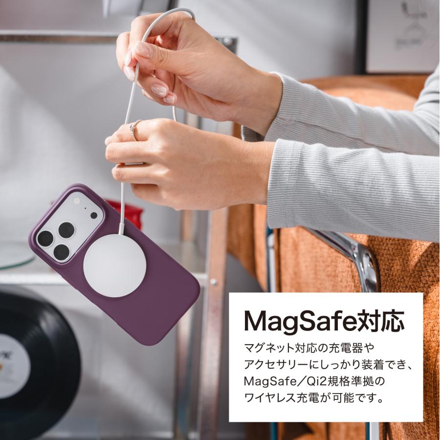 iPhone 18 Pro Max iPhone 17 Pro Max ケース MagSafe 対応 シリコン 耐衝撃 指紋防止 サラサラ スマホケース iPhone18 プロマックス 対応 SwitchEasy Touch M | SwitchEasy | 04