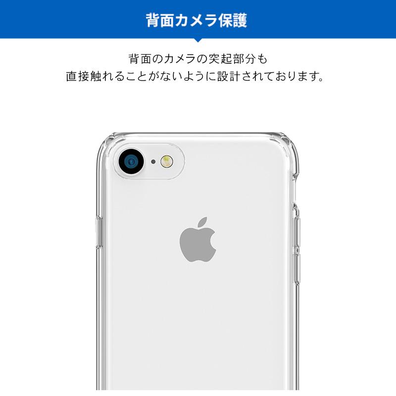 iPhone 2022 SE3 / SE2 ケース クリア 耐衝撃 衝撃 吸収 薄型 スリム 透明 ハード カバー iPhoneSE2 8 7 アイフォンSE3 2022年 第3世代  対応 SwitchEasy CRUSH | SwitchEasy | 04