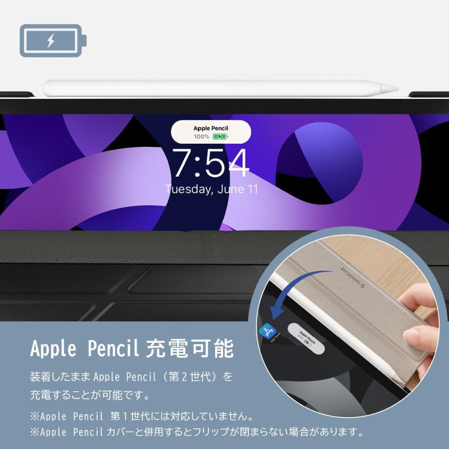 iPad mini 6 ケース 衝撃 傷 保護 軽量 薄型 4WAY スタンド 手帳型 カバー ペンシル 収納 Apple iPad mini6 アイパッドミニ 6 ( 2021 ) SwitchEasy Origami｜comwap｜03