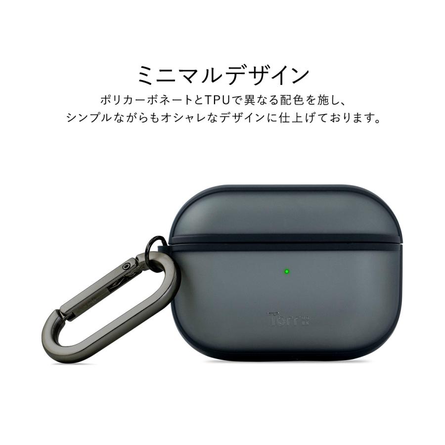 AirPods 3 ケース 耐衝撃 薄型 シンプル ポリカーボネート TPU カバー 落下防止 カラビナ 付 ケースカバー AirPods 3世代 AirPods3 エアポッズ3 Torrii TORERO | ブランド登録なし | 02
