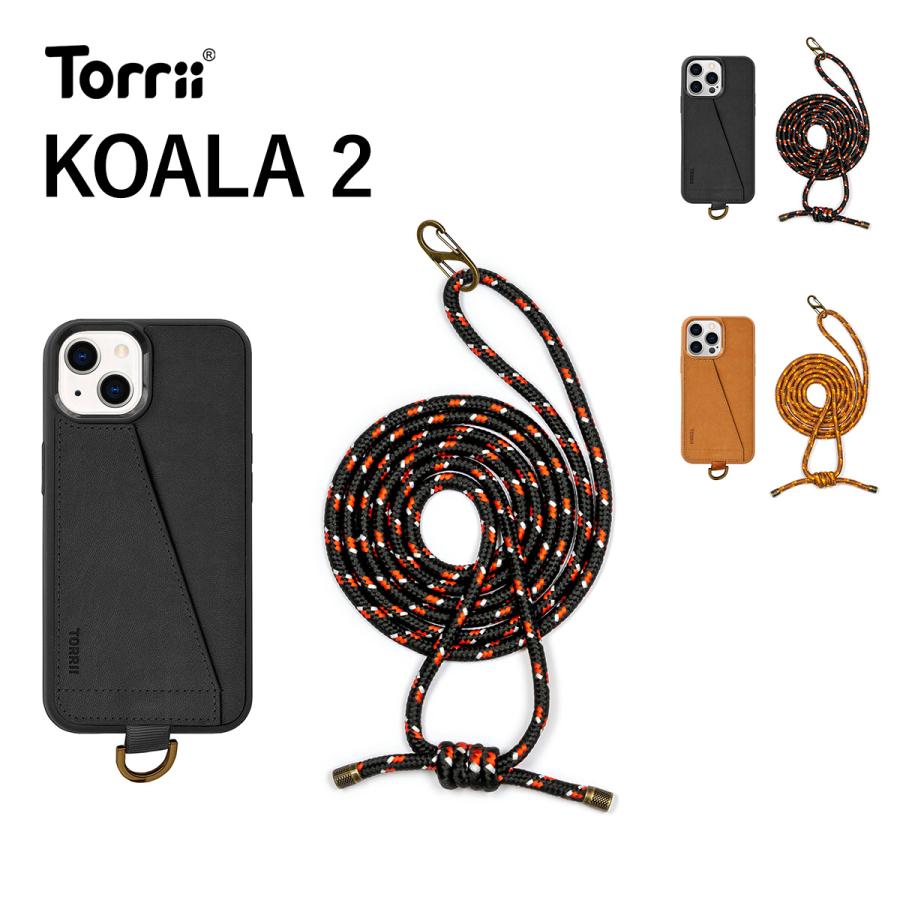 iPhone 14 Pro Max ケース カバー 背面 カード 収納 ショルダー シンプル レザー スマホケース [ iPhone14ProMax アイフォン14プロマックス ] Torrii KOALA | ブランド登録なし