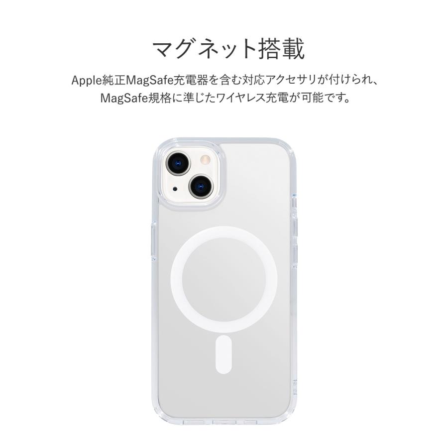 iPhone 14 Pro Max ケース カバー クリア MagSafe 対応 マグネット 付