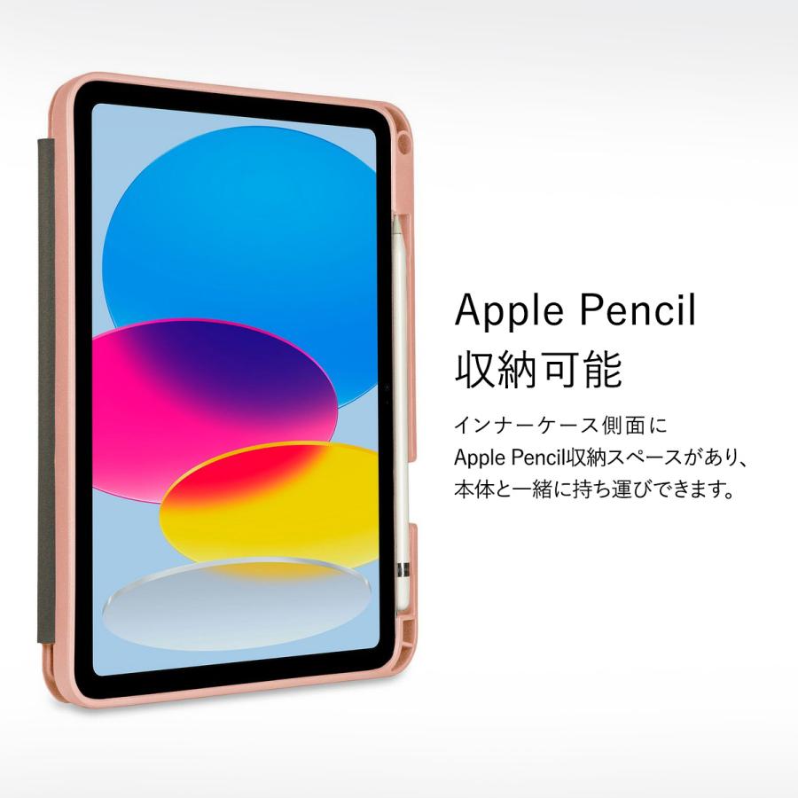 iPad 10.9 2022 ケース 手帳型 オートスリープ 対応 スリム 保護 レザー 手帳 カバー [ iPad10.9 第10世代アイパッド 10.9インチ 2022年 ] TorriiTORRIO Plus | ブランド登録なし | 04