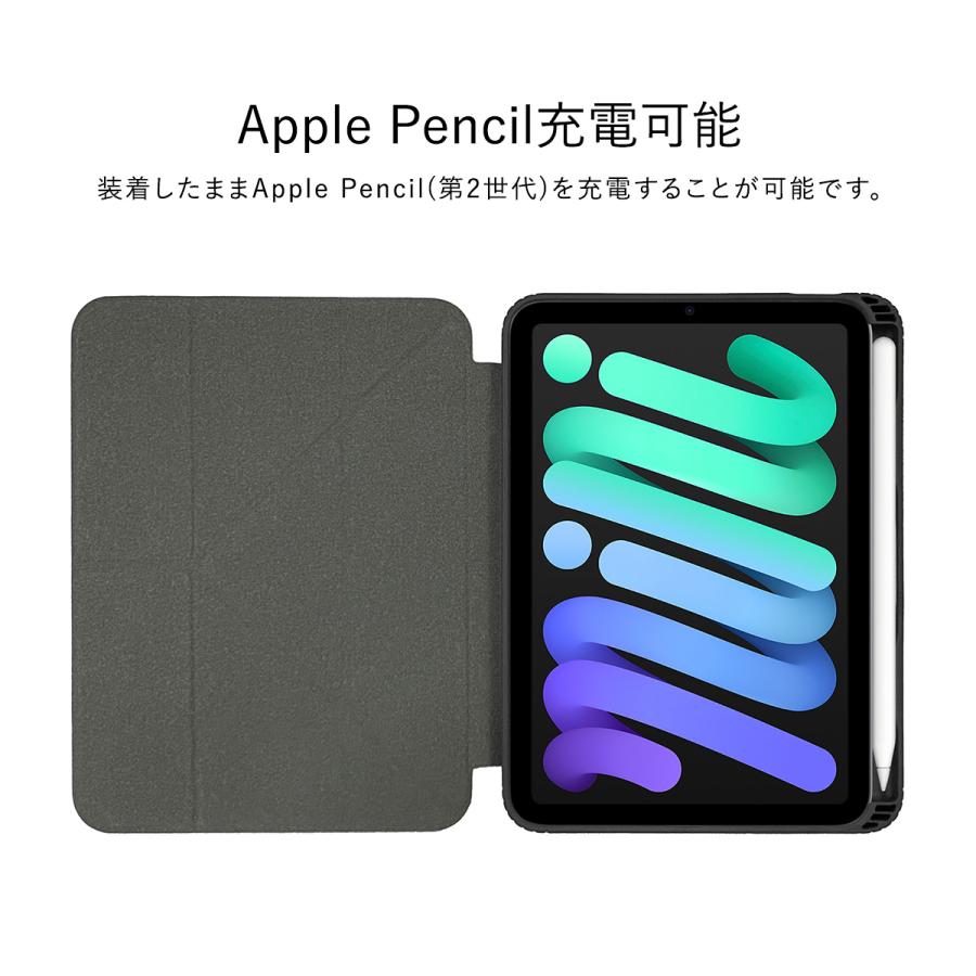 iPad mini6 2021 ケース 手帳型 Apple Pencil ペン 収納 付 オートスリープ 対応 レザー 手帳 カバー Apple iPad mini 6 アイパッドミニ 6 2021年 Torrii TORERO | ブランド登録なし | 02