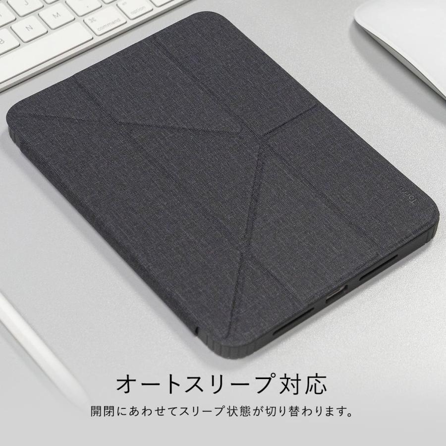 iPad mini6 2021 ケース 手帳型 Apple Pencil ペン 収納 付 オートスリープ 対応 レザー 手帳 カバー Apple iPad mini 6 アイパッドミニ 6 2021年 Torrii TORERO | ブランド登録なし | 03