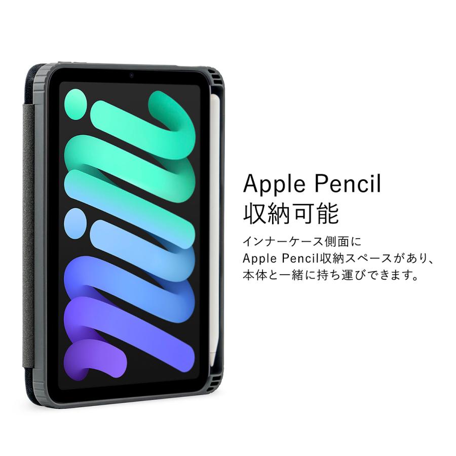 iPad mini6 2021 ケース 手帳型 Apple Pencil ペン 収納 付 オートスリープ 対応 レザー 手帳 カバー Apple iPad mini 6 アイパッドミニ 6 2021年 Torrii TORERO | ブランド登録なし | 04