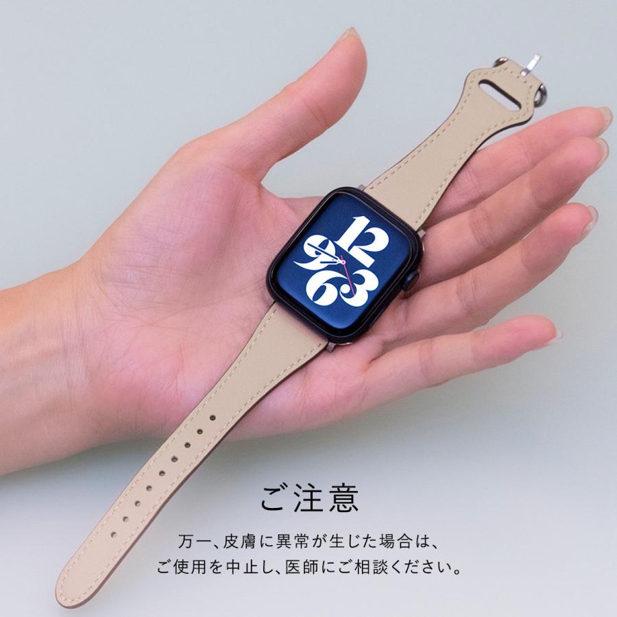 Apple Watch 8 SE2 7 45mm 44mm 42mm バンド 本革 シンプル ビジネス カジュアル レザー ベルト [ AppleWatch8 アップルウォッチ 42 44 45 各種 ] Torrii Venus | ブランド登録なし | 05