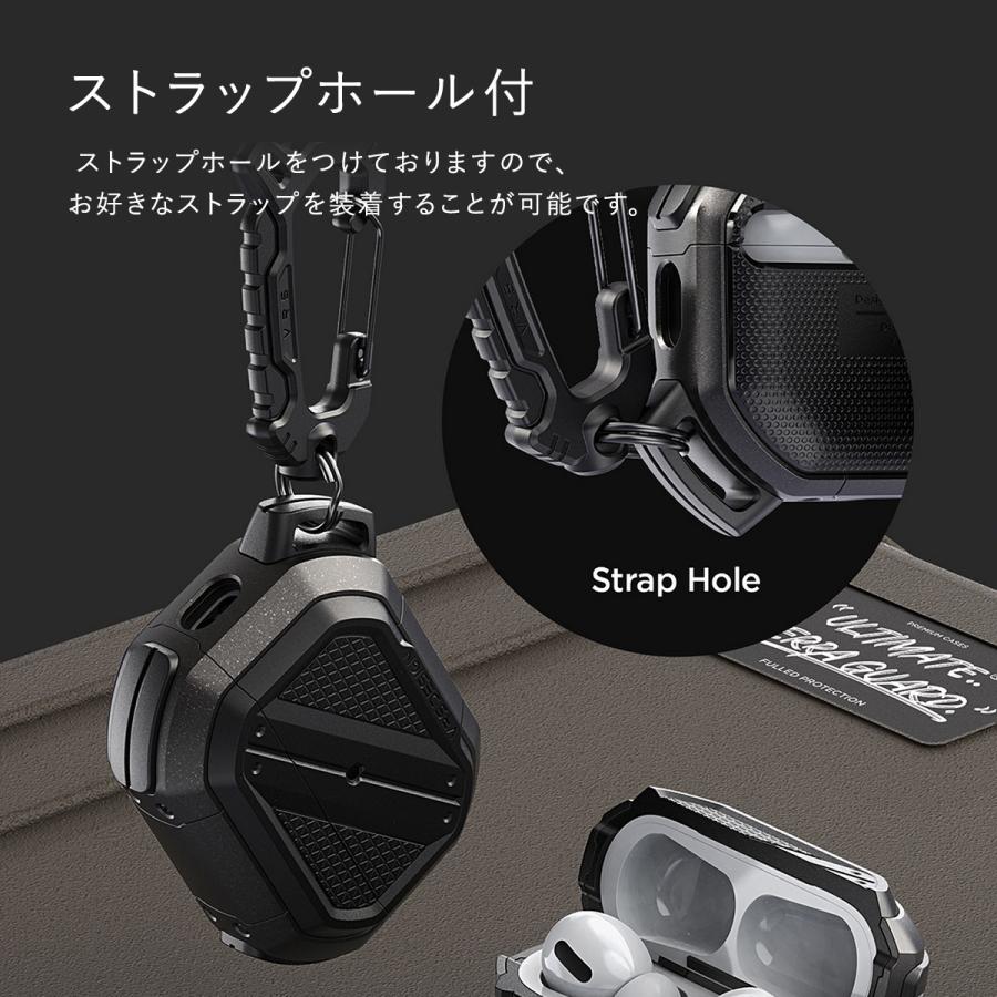 AirPods Pro2 ケース カバー カラビナ 付 耐衝撃 AirPodsPro2ケース AirPodsPro2 エアポッズプロ2 第2世代 MQD83J/A MTJV3J/A 対応 VRS Terra Guard Ultimate | VRS DESIGN | 03