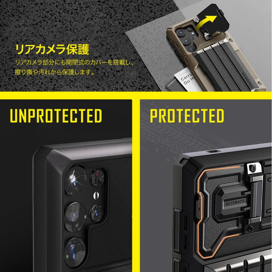 VRS DESIGN Galaxy S25 Ultra ケース 耐衝撃 カード収納 ストラップ