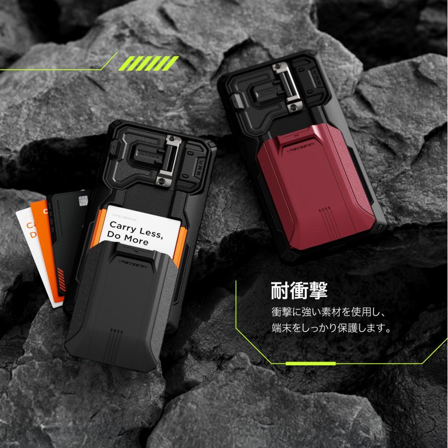 VRS DESIGN Galaxy S25 Ultra ケース 耐衝撃 カード 収納 スマホケース