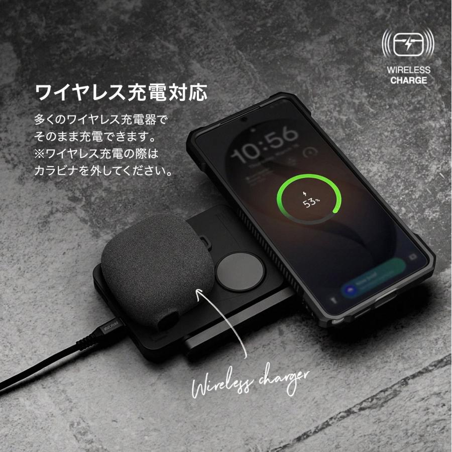 VRS DESIGN Galaxy Buds4 Buds 4 Pro ケース 耐衝撃 カラビナ ロック