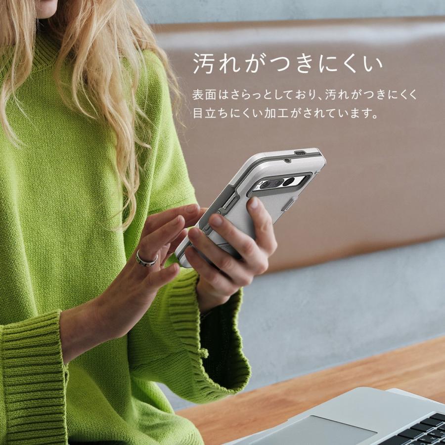 Pixel Fold ケース ヒンジカバー 付き 傷防止 スリム カバー 押しやすい ボタン Google PixelFold グーグル ピクセルフォールド VRS Terra Guard Modern (Fold) | VRS DESIGN | 03