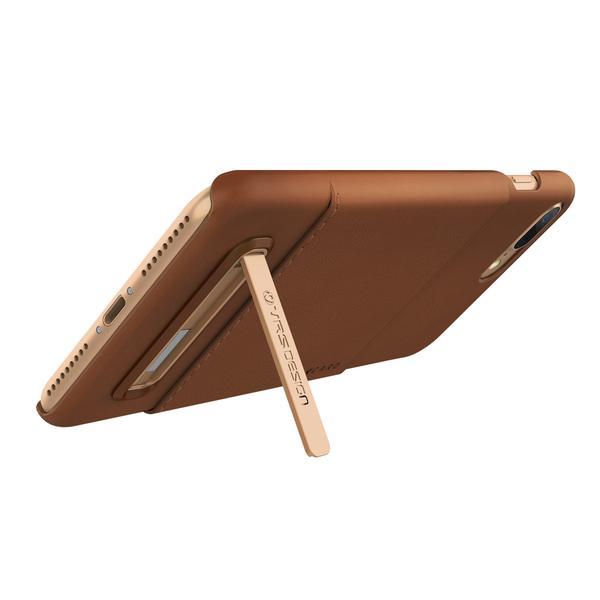 iPhone7 Plus ケース 本革 背面 カードケース キックスタンド 搭載 レザーケース カード収納 カバー アイフォン7プラス 対応 VRS Simpli Leather | VRS DESIGN | 02