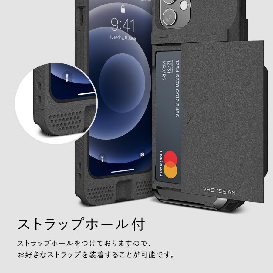 iPhone12 Pro Max ケース カード 収納 衝撃吸収 スマホケース カード収納ケース ハード カバー iPhone12ProMax アイフォン12ProMax 対応 VRS Damda Glide Pro | VRS DESIGN | 04
